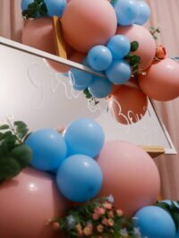 Sztaluga dekoracyjna z balonami